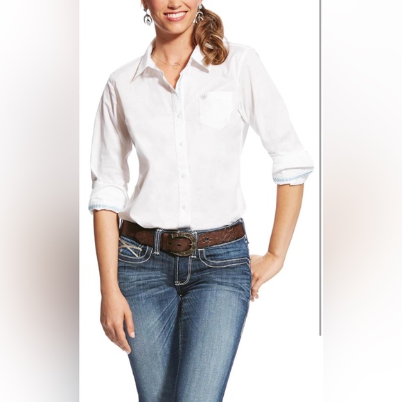 Ariat Tops - Ariat Kirby Wrinkle resistant stretch long-sleeve button-down shirt